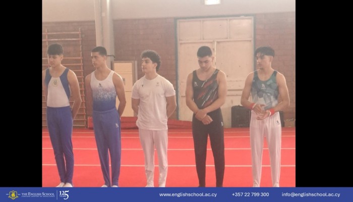 Stylianos Vasiliades Shines at the Pancyprian Schools Gymnastics Competition